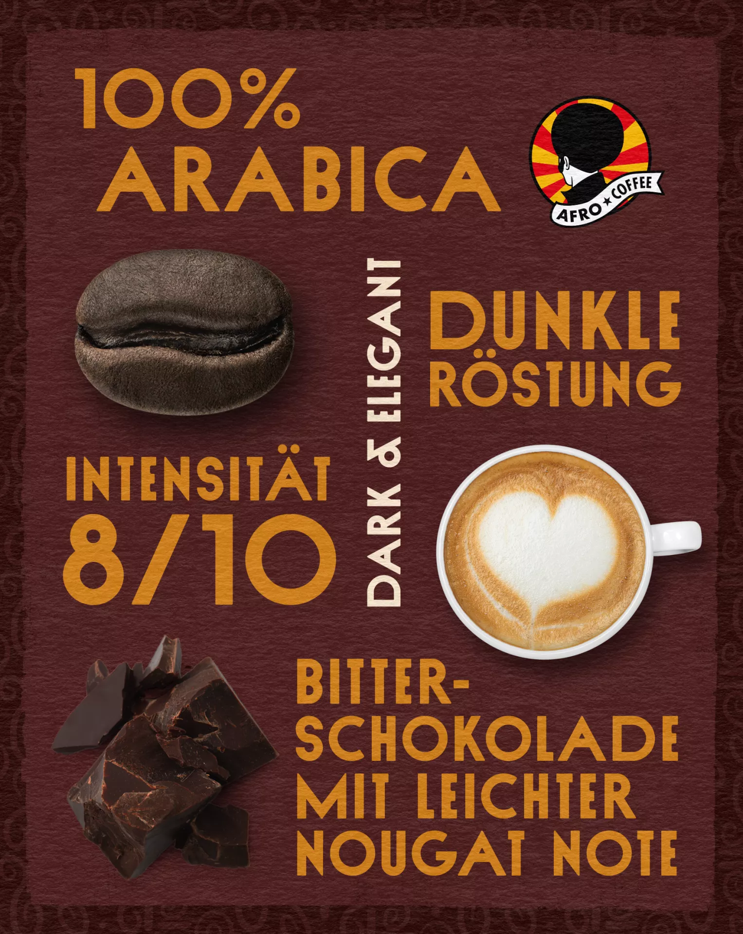Dark & Elegant Kaffeebohnen, Bio, Fairtrade 500g